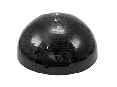 EUROLITE Mezza sfera a specchio 40cm nera motorizzata