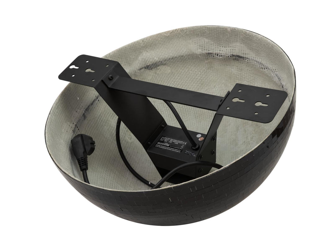 EUROLITE Mezza sfera a specchio 40cm nera motorizzata