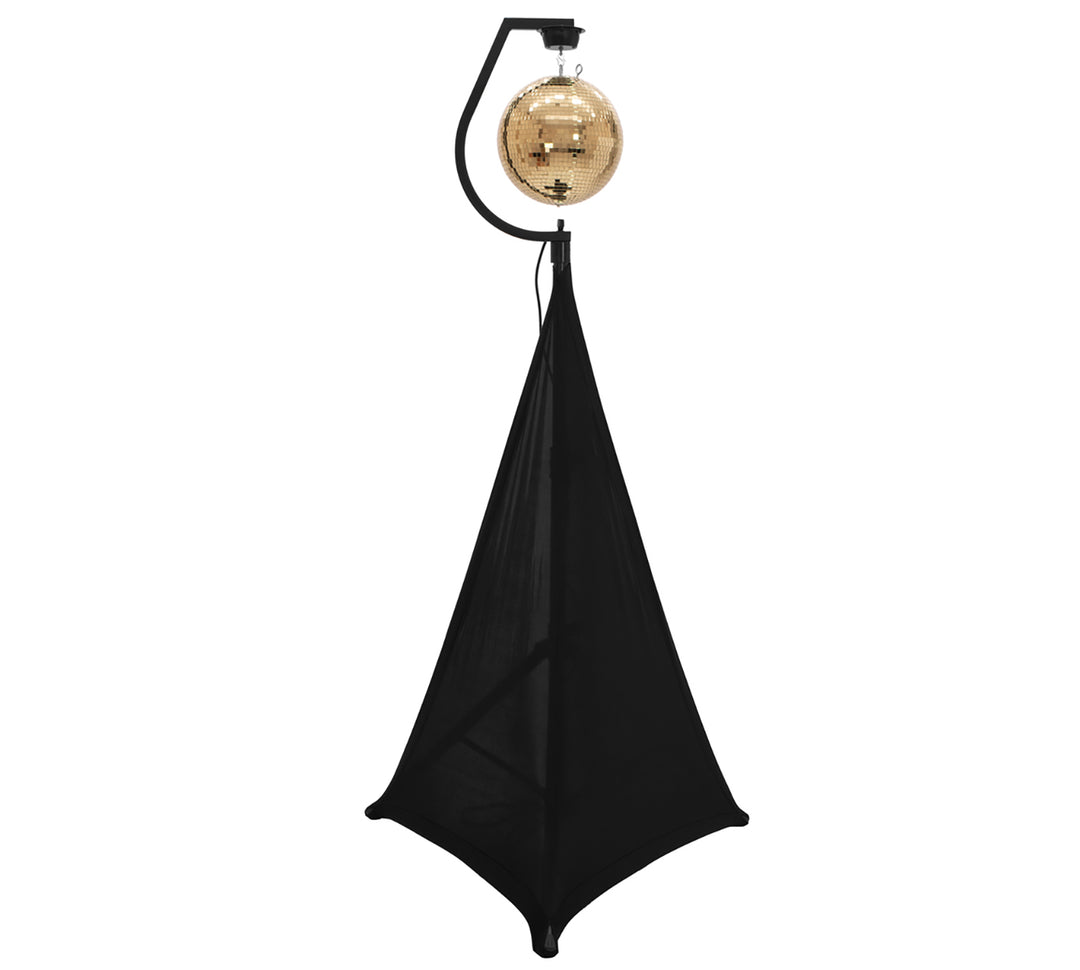 Supporto con Motore per Sfere Specchiate fino a 30cm (Nero)