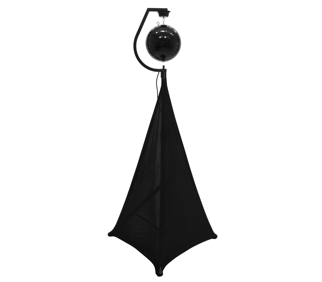 Supporto con Motore per Sfere Specchiate fino a 30cm (Nero)