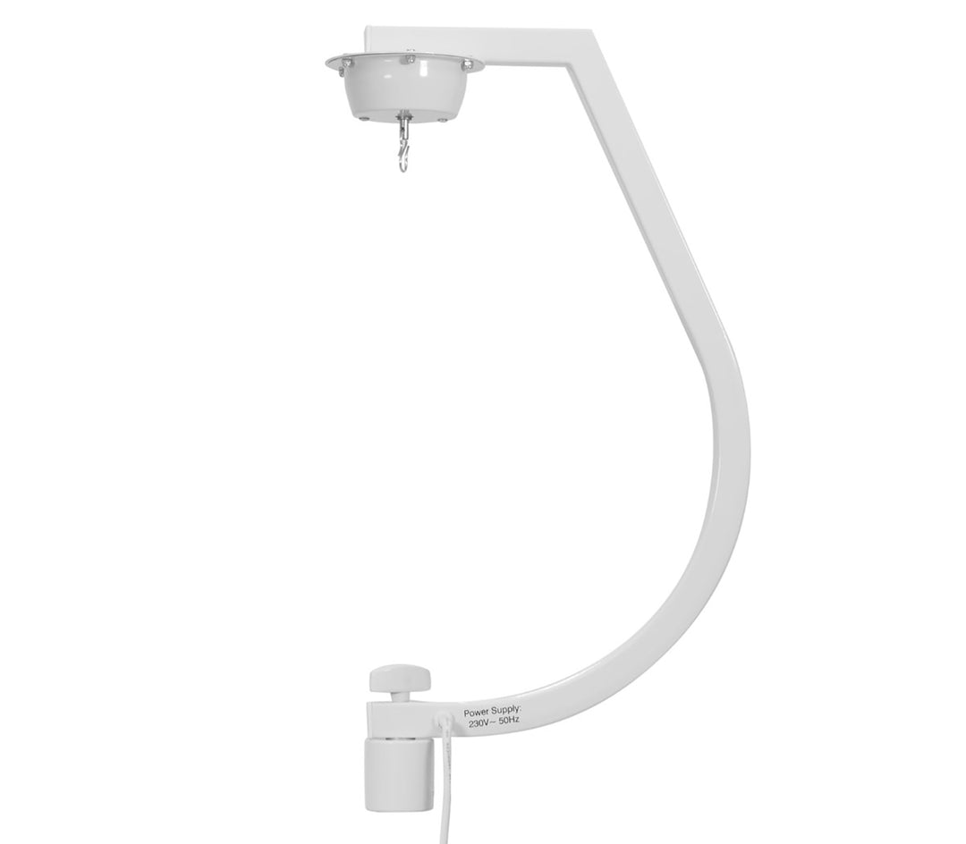 Supporto con Motore per Sfere Specchiate fino a 30cm (Bianco)