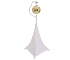 Supporto con Motore per Sfere Specchiate fino a 30cm (Bianco)