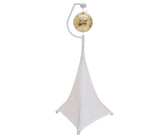 Supporto con Motore per Sfere Specchiate fino a 30cm (Bianco)