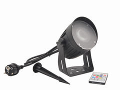 EUROLITE LED Faretto da esterno 15W RGBW con picchetto