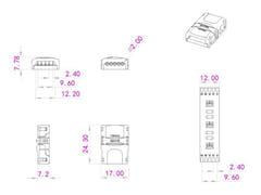 EUROLITE LED Strip Connettore flessibile 5-pin 12mm