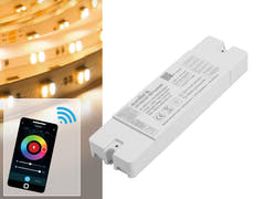 EUROLITE Set striscia LED 5in1 Controller WiFi + telecomando di zona