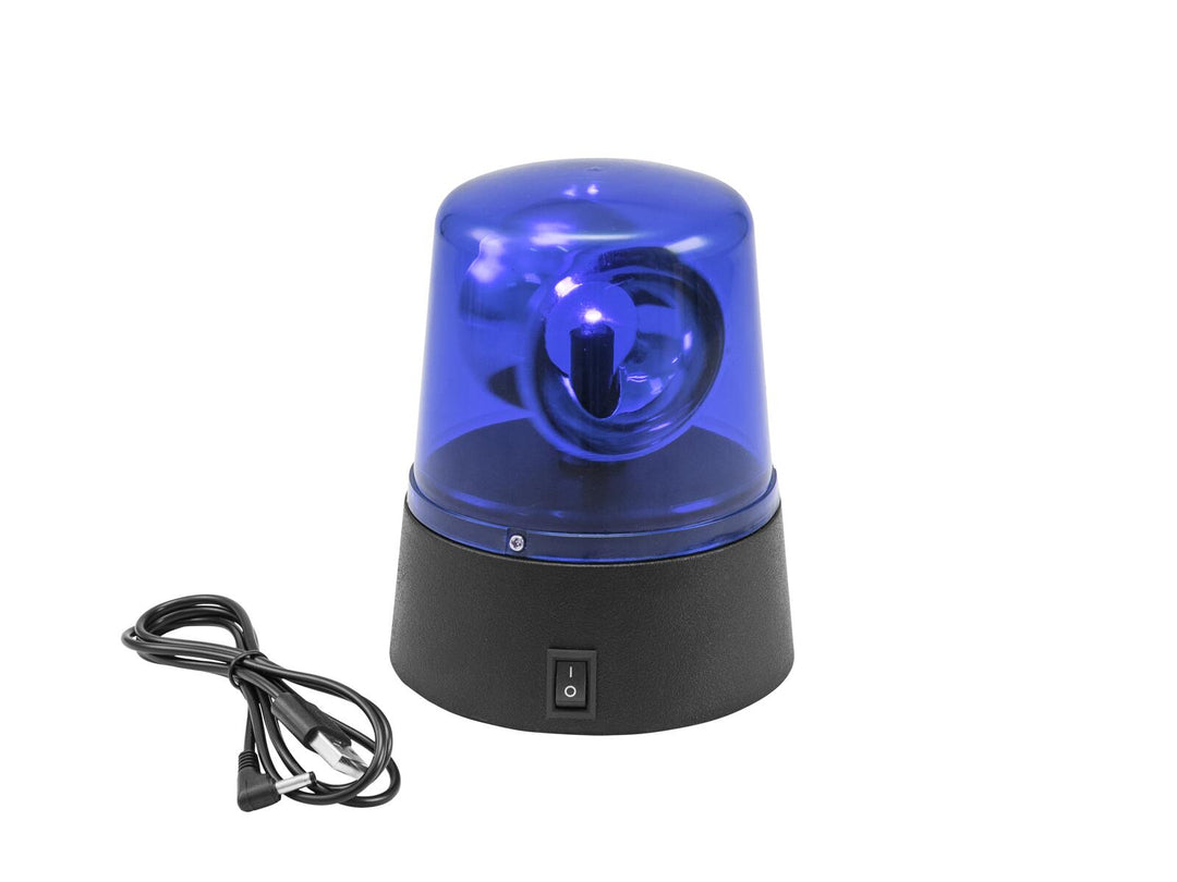 EUROLITE LED Mini Police Beacon blu USB/Battery