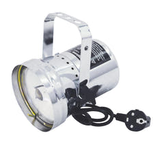 EUROLITE T-36 Pinspot con spina, argento