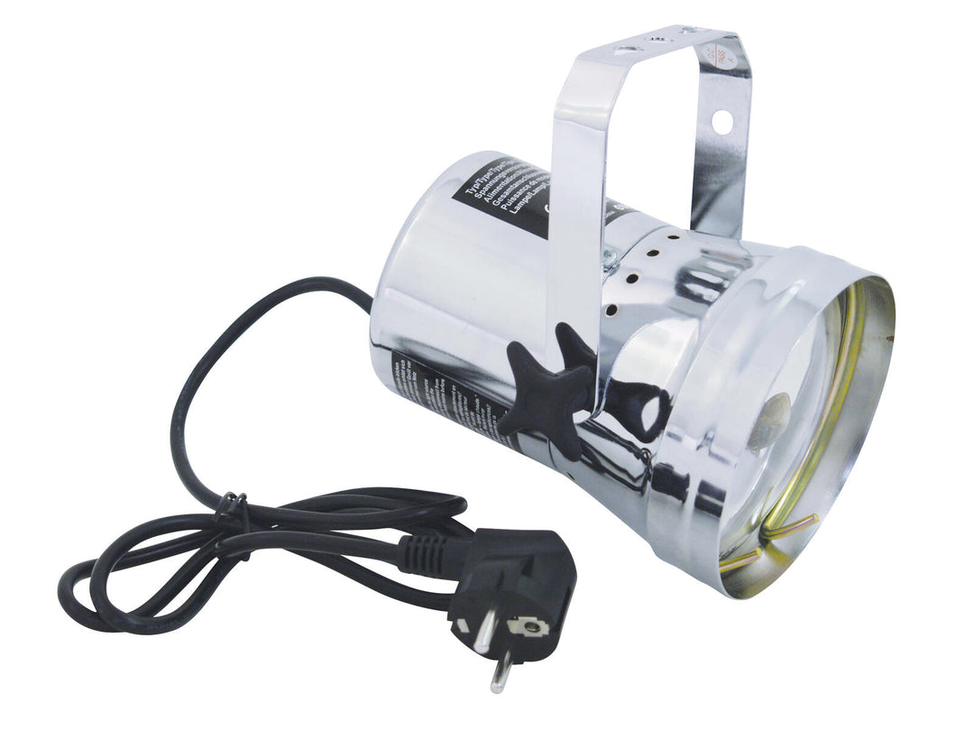 EUROLITE T-36 Pinspot con spina, argento