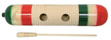 GEWA guiro da salsa in legno, 33 cm, con raschietto