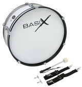 Basix Junior grancassa da parata 22" x 7", bianca