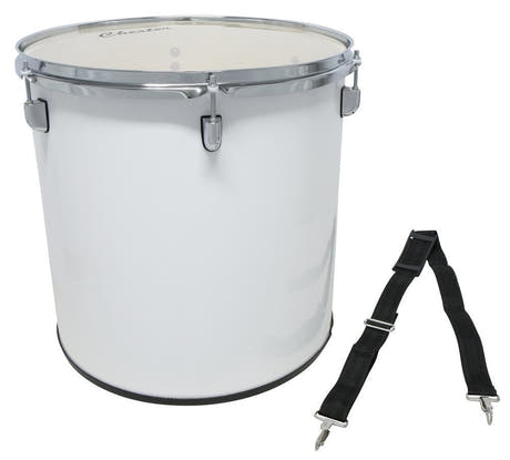 Basix surdo 16" x 16", bianco, con tracolla