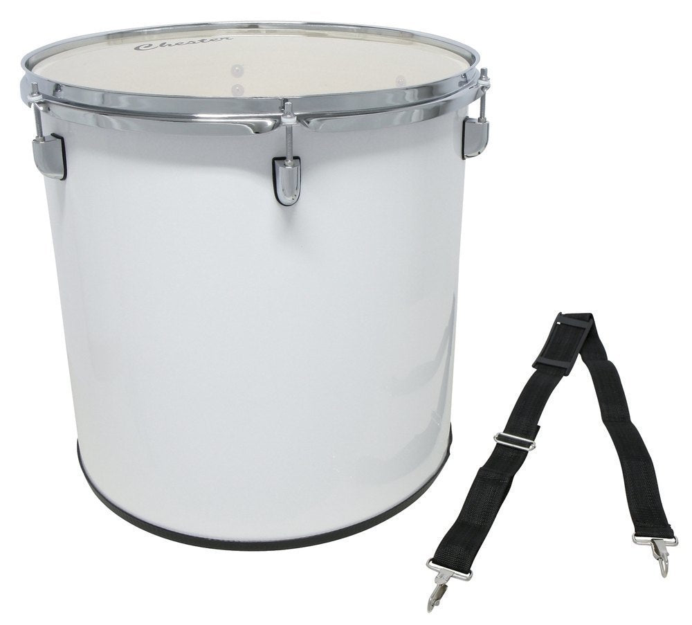 Basix surdo 16" x 16", bianco, con tracolla