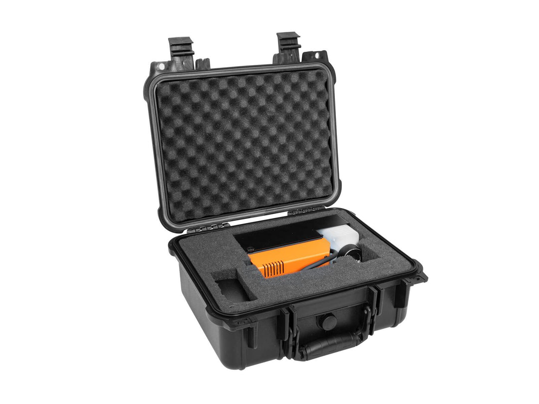 HAZEBASE PICCOLA macchina del fumo alimentata a batteria DMX