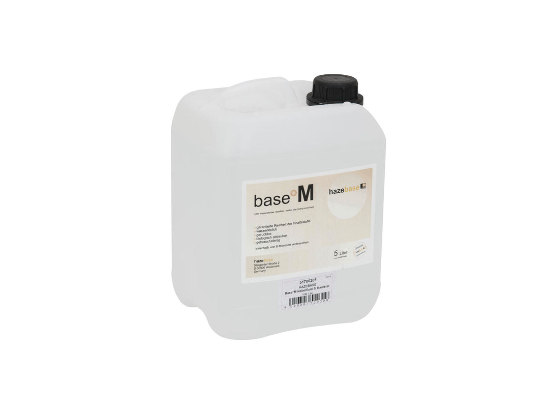 HAZEBASE Base*M Fluido per macchina del fumo 5l