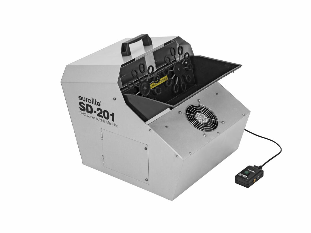 EUROLITE Set SD-201 DMX Bubble Machine + concentrato per bolle per 5l
