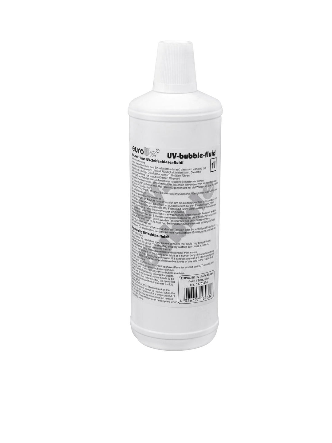 EUROLITE Liquido per Bolle UV Set 3x1l
