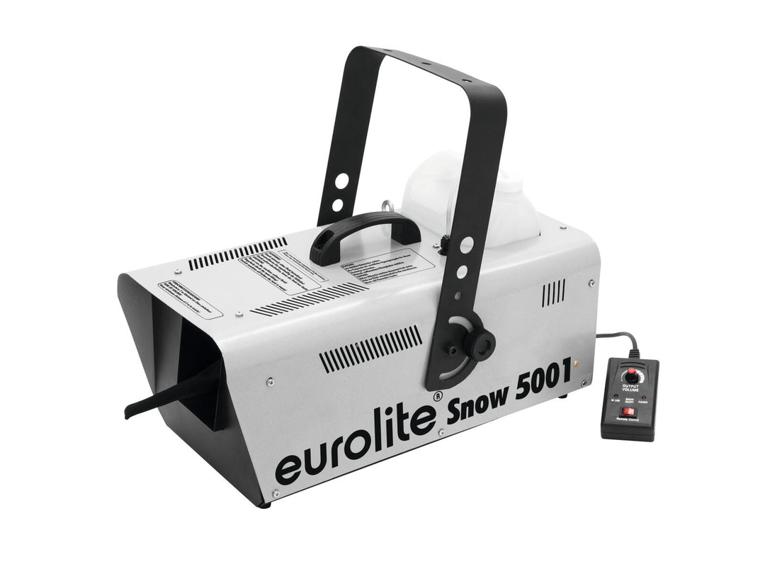 EUROLITE Set Snow 5001 macchina per neve + liquido neve 5l