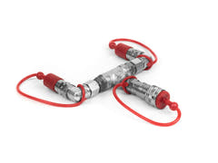 TCM FX Splitter CO2 (2 getti di CO2 a 1 bombola di CO2)