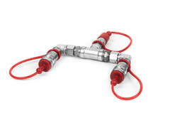 TCM FX Splitter CO2 (2 getti di CO2 a 1 bombola di CO2)
