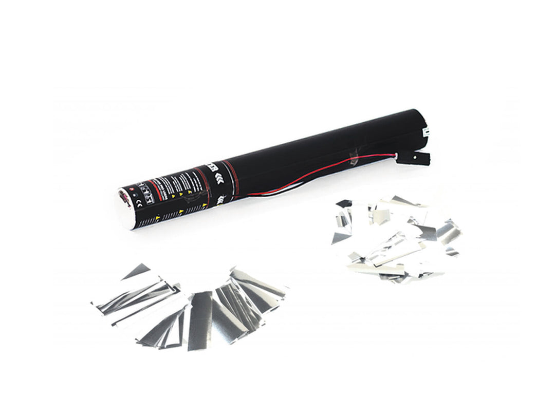 TCM FX Electric Confetti Cannon 50cm, bianco/argento
