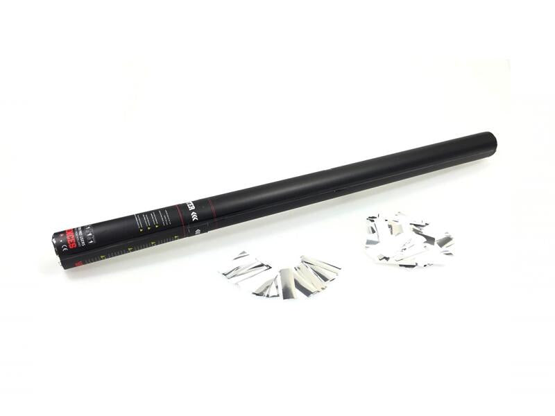 TCM FX Electric Confetti Cannon 80cm, bianco/argento