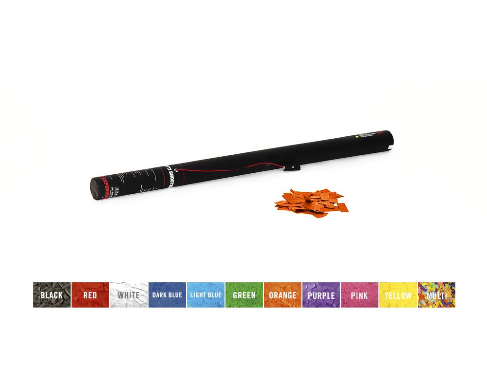 TCM FX Cannone elettrico per coriandoli 80cm, arancione