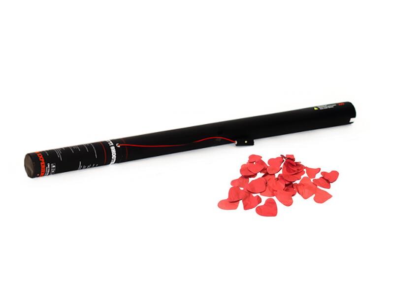 TCM FX Cannone elettrico per coriandoli 80cm, cuori rossi