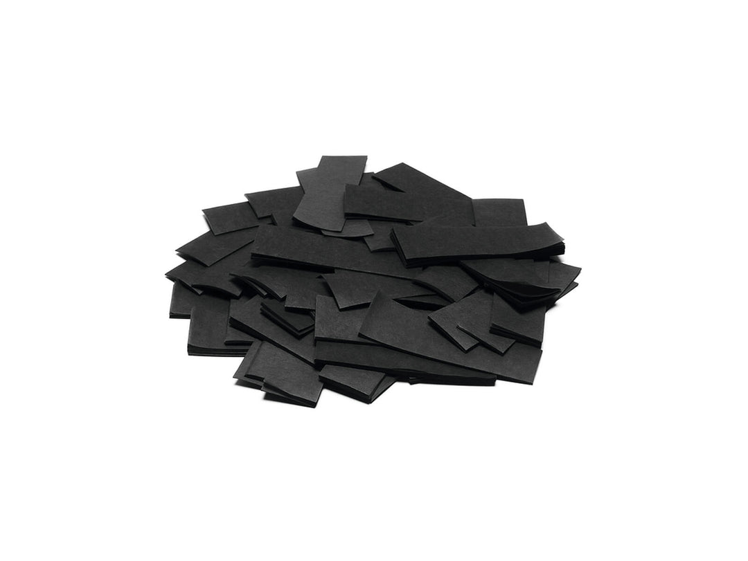 TCM FX Slowfall Confetti rettangolare 55x18mm, nero, 1kg