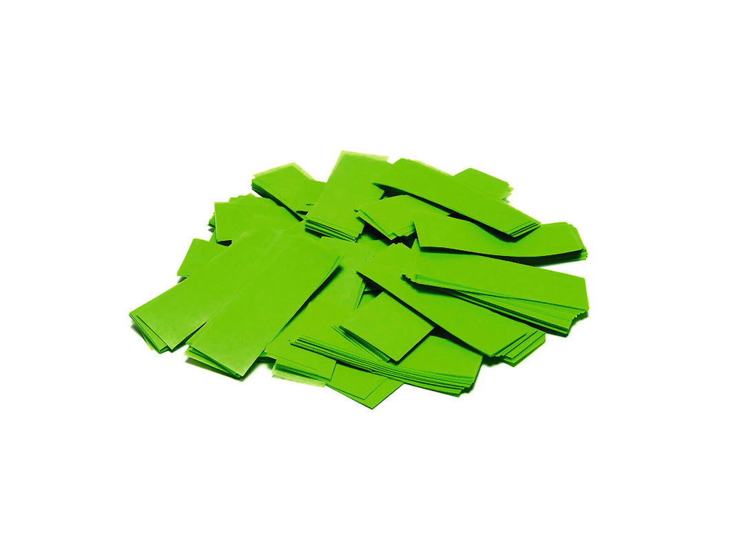 TCM FX Slowfall coriandoli rettangolari 55x18mm, verde chiaro, 1kg