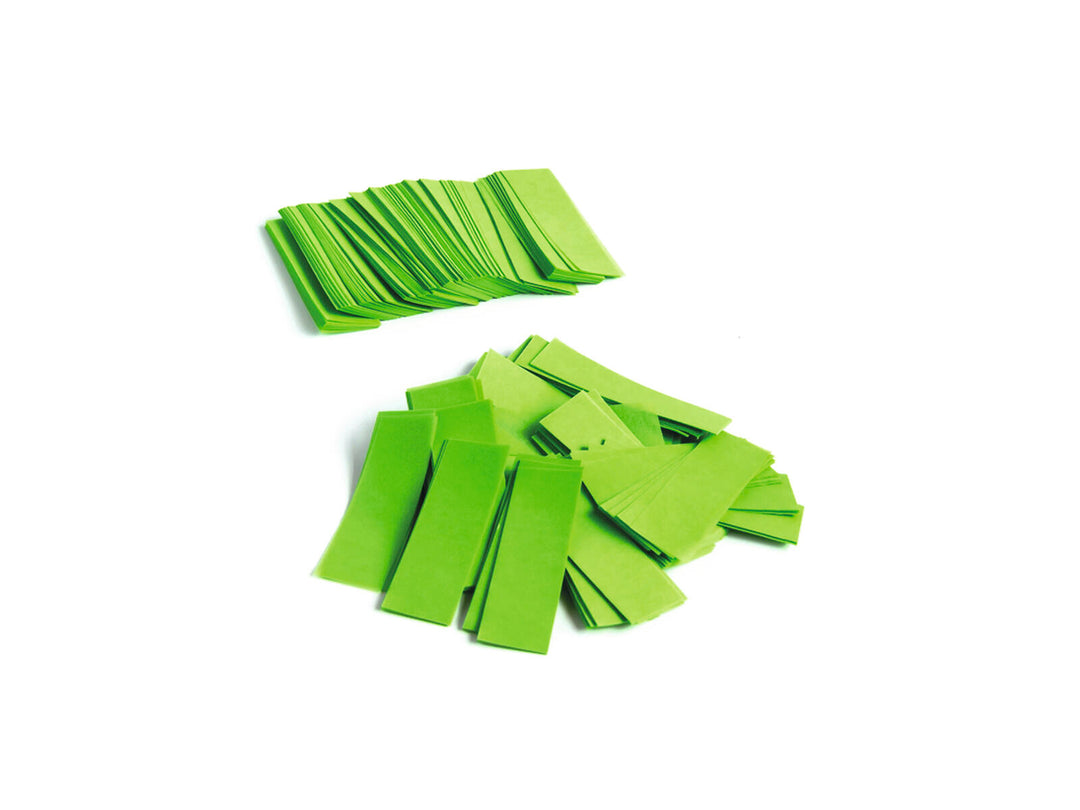 TCM FX Slowfall coriandoli rettangolari 55x18mm, verde chiaro, 1kg
