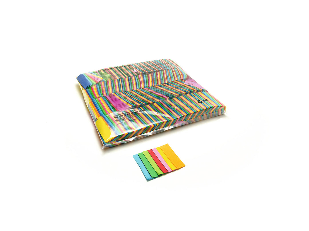 TCM FX Slowfall Confetti rettangolari 55x18mm, multicolore, 1kg