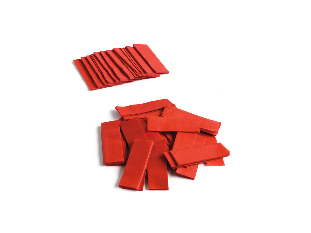 TCM FX Slowfall Confetti rettangolare 55x18mm, rosso, 1kg