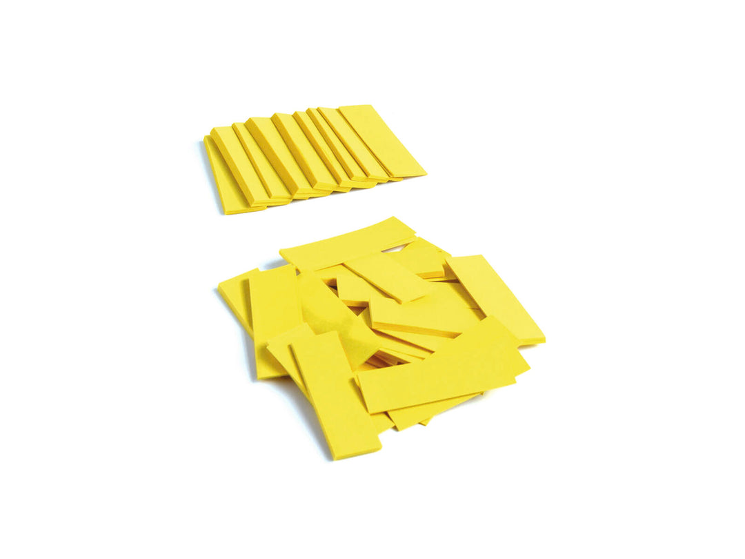 TCM FX Slowfall Confetti rettangolare 55x18mm, giallo, 1kg