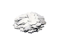 TCM FX Coriandoli metallici rettangolari 55x18mm, argento, 1kg