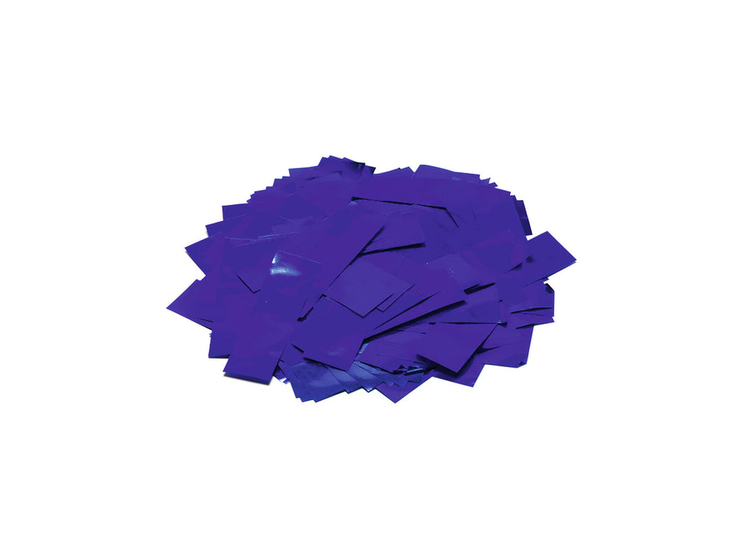TCM FX Confetti metallico rettangolare 55x18mm, blu, 1kg