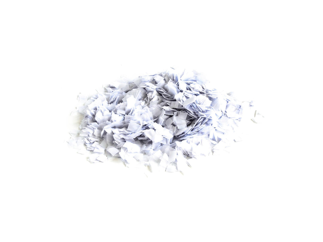 TCM FX Confetti Slowfall fiocchi di neve 10x10mm, bianco, 1kg