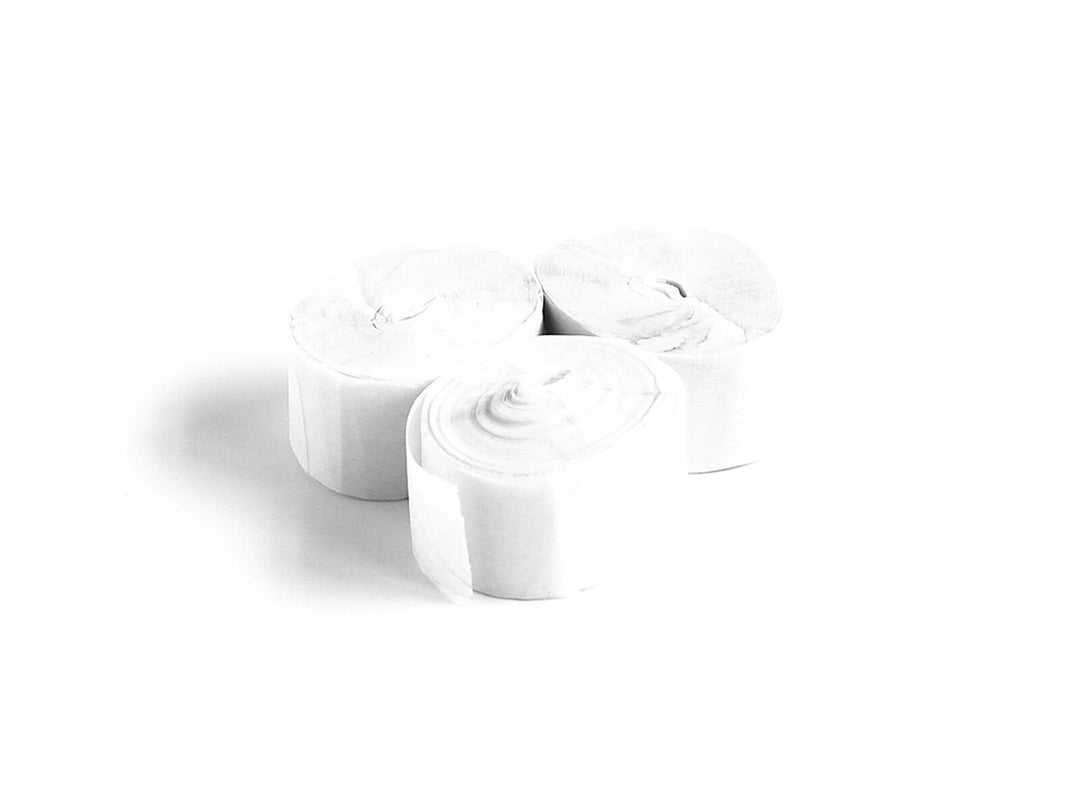 TCM FX Slowfall Streamers 10mx1.5cm, bianco, 32x