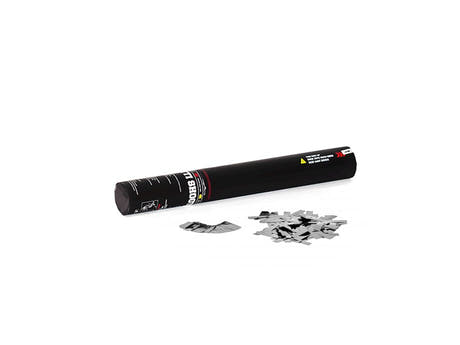 Cannoni Spara-Confetti Portatile (Argento, 28cm)