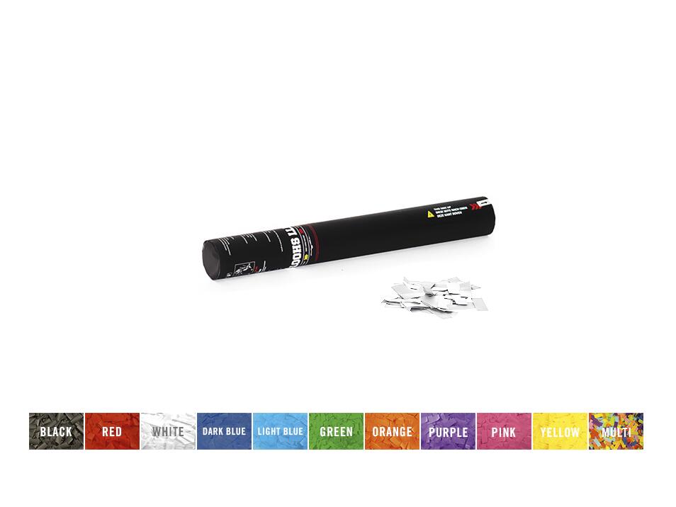 TCM FX Handheld Confetti Cannon 50cm, bianco/argento