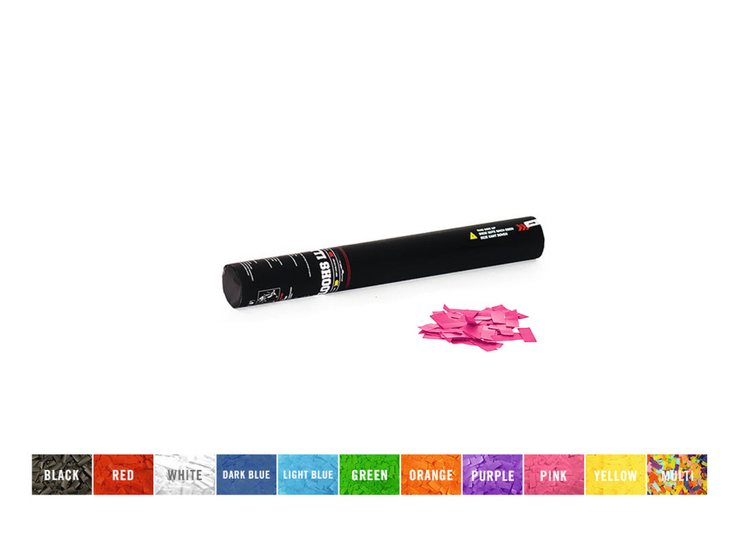 TCM FX Cannone portatile per coriandoli 50cm, rosa