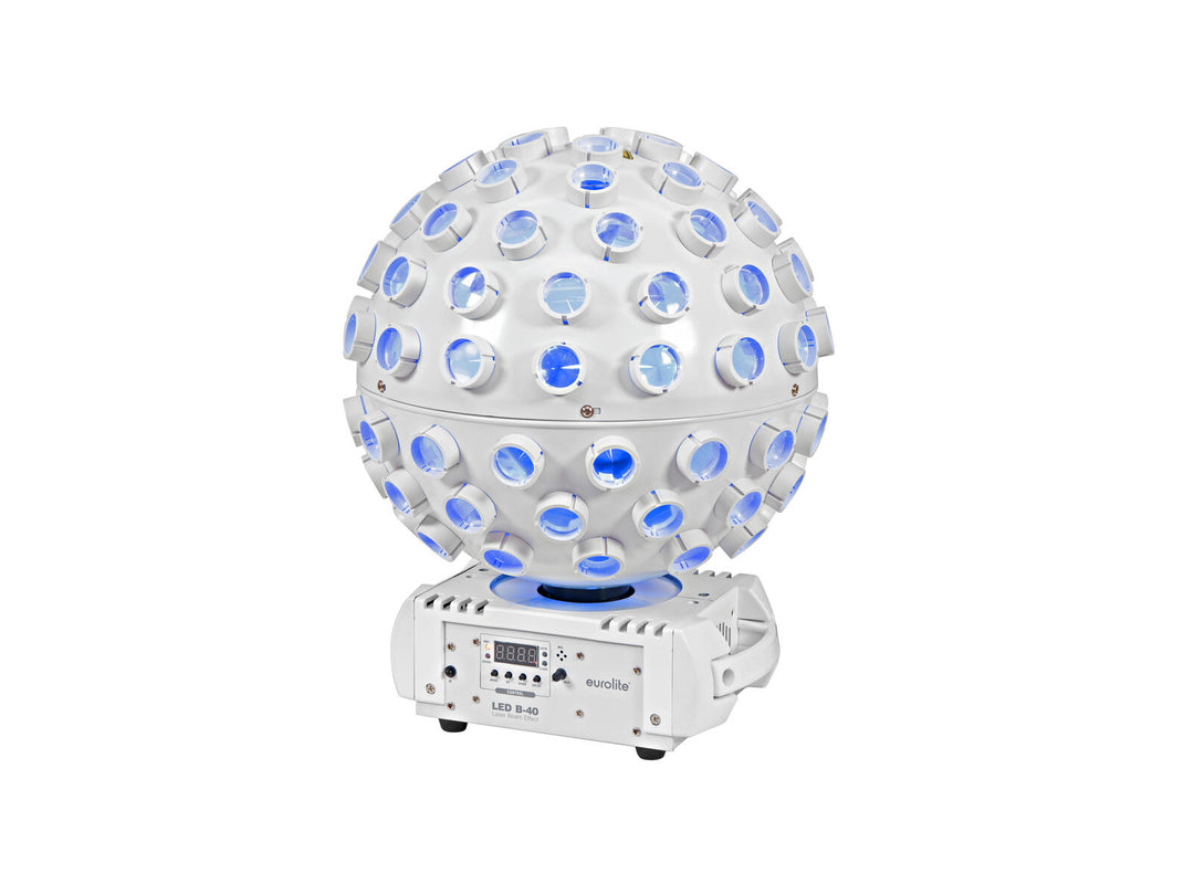 EUROLITE Set LED B-40 Laser Beam Effect bianco + Custodia