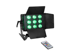 EUROLITE Set 2x LED CLS-9 QCL RGB/WW 9x7W + Custodia