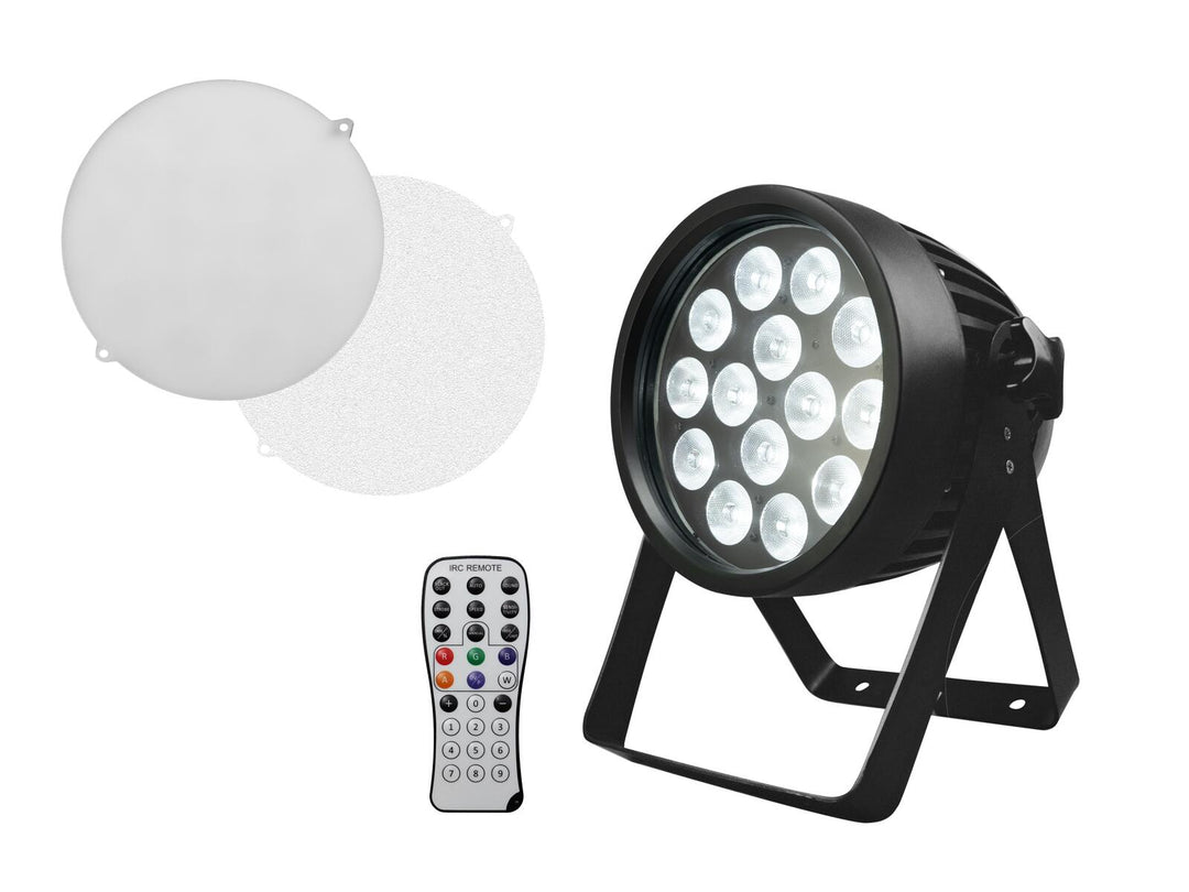 EUROLITE Set 4x LED IP PAR 14x8W QCL + Flightcase
