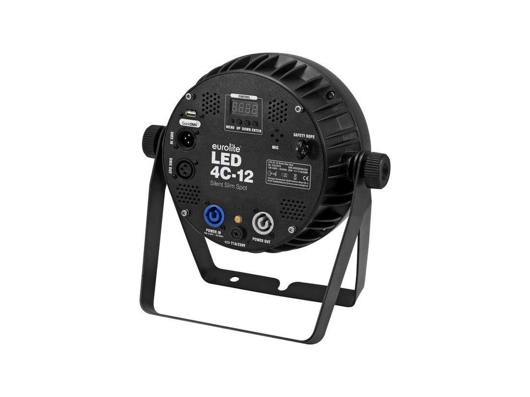 EUROLITE LED 7C-12 Faretto slim silenzioso