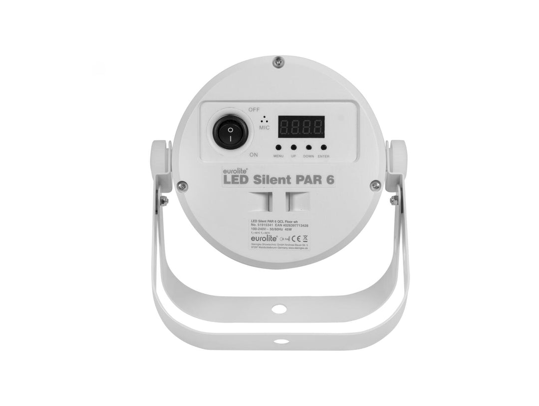 EUROLITE LED Silent Par 6 QCL da pavimento wh