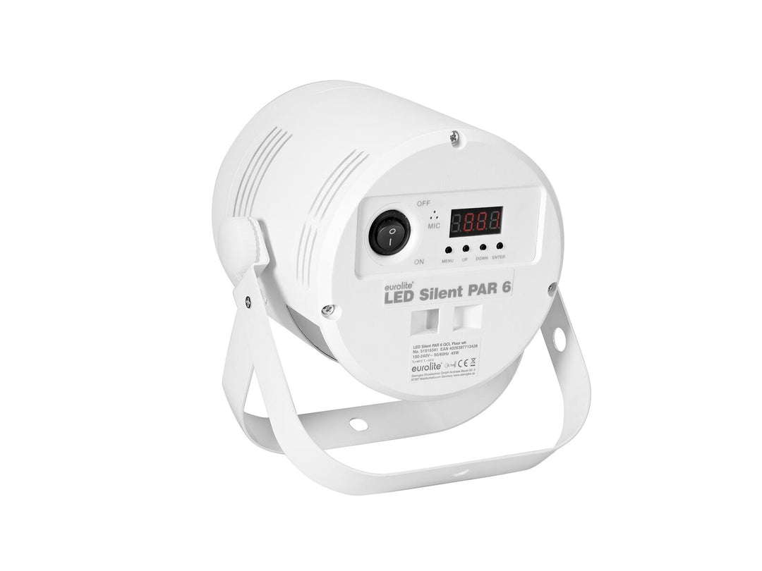 EUROLITE LED Silent Par 6 QCL da pavimento wh