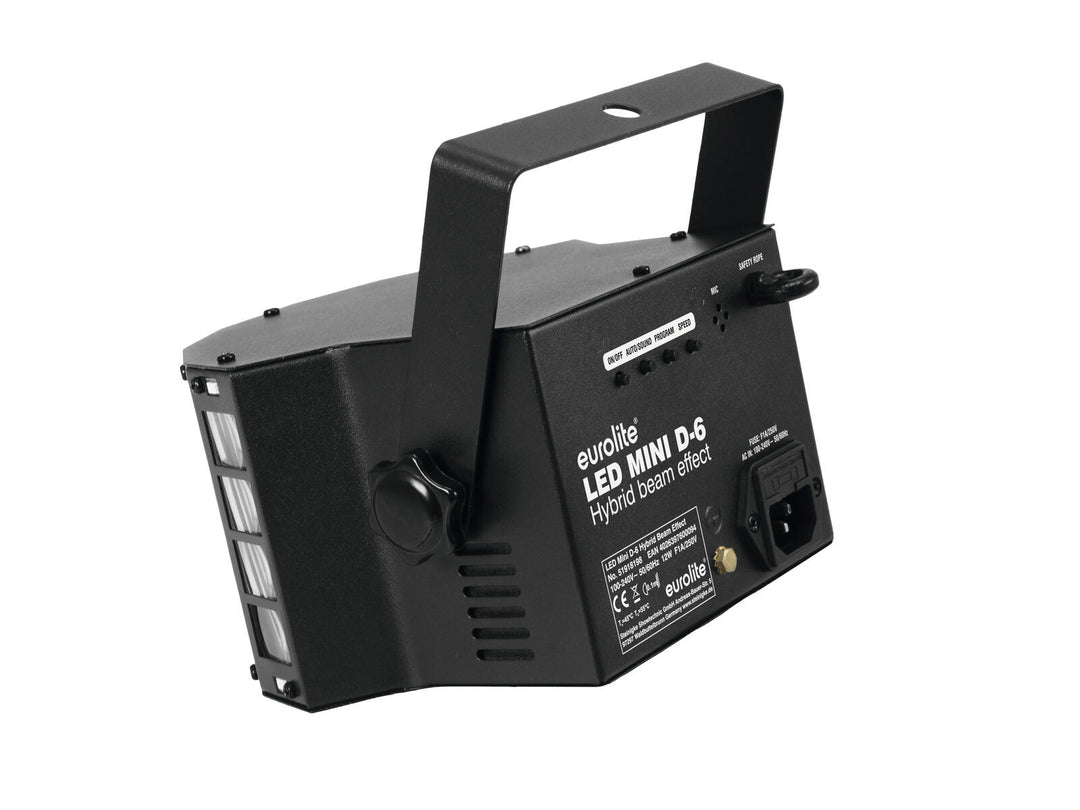 EUROLITE LED Mini D-6 Effetto ibrido Beam