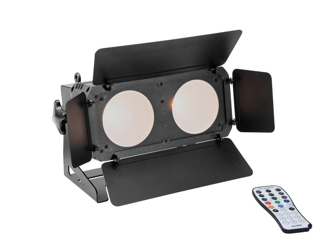 EUROLITE Set 4x LED CBB-2 WW/CW Fairlight + Custodia