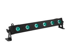 EUROLITE Set 2x LED BAR-6 QCL RGB+UV Bar + Borsa morbida